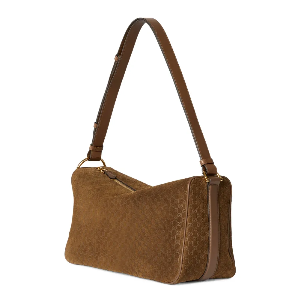 Half Horsebit Large Shoulder Bag