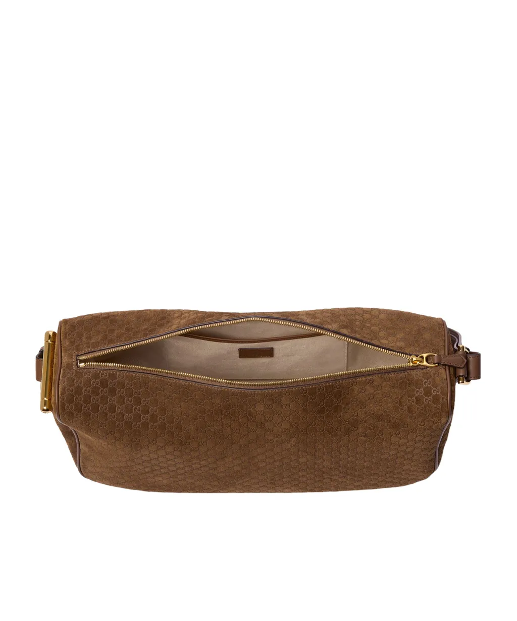 Half Horsebit Large Shoulder Bag
