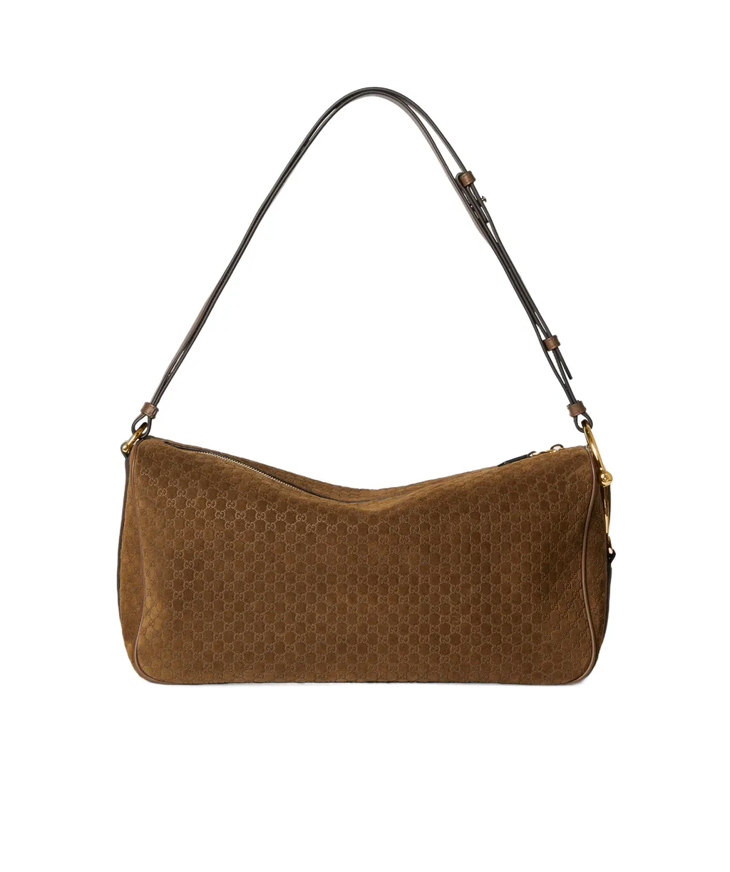 Half Horsebit Large Shoulder Bag
