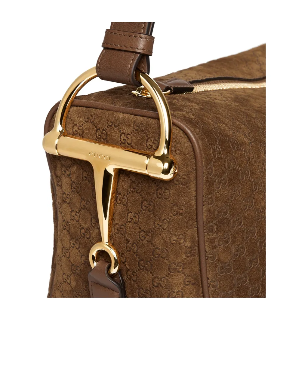 Half Horsebit Large Shoulder Bag