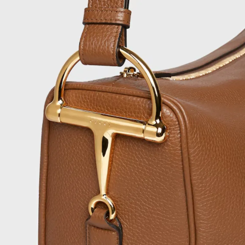Half Horsebit Large Shoulder Bag