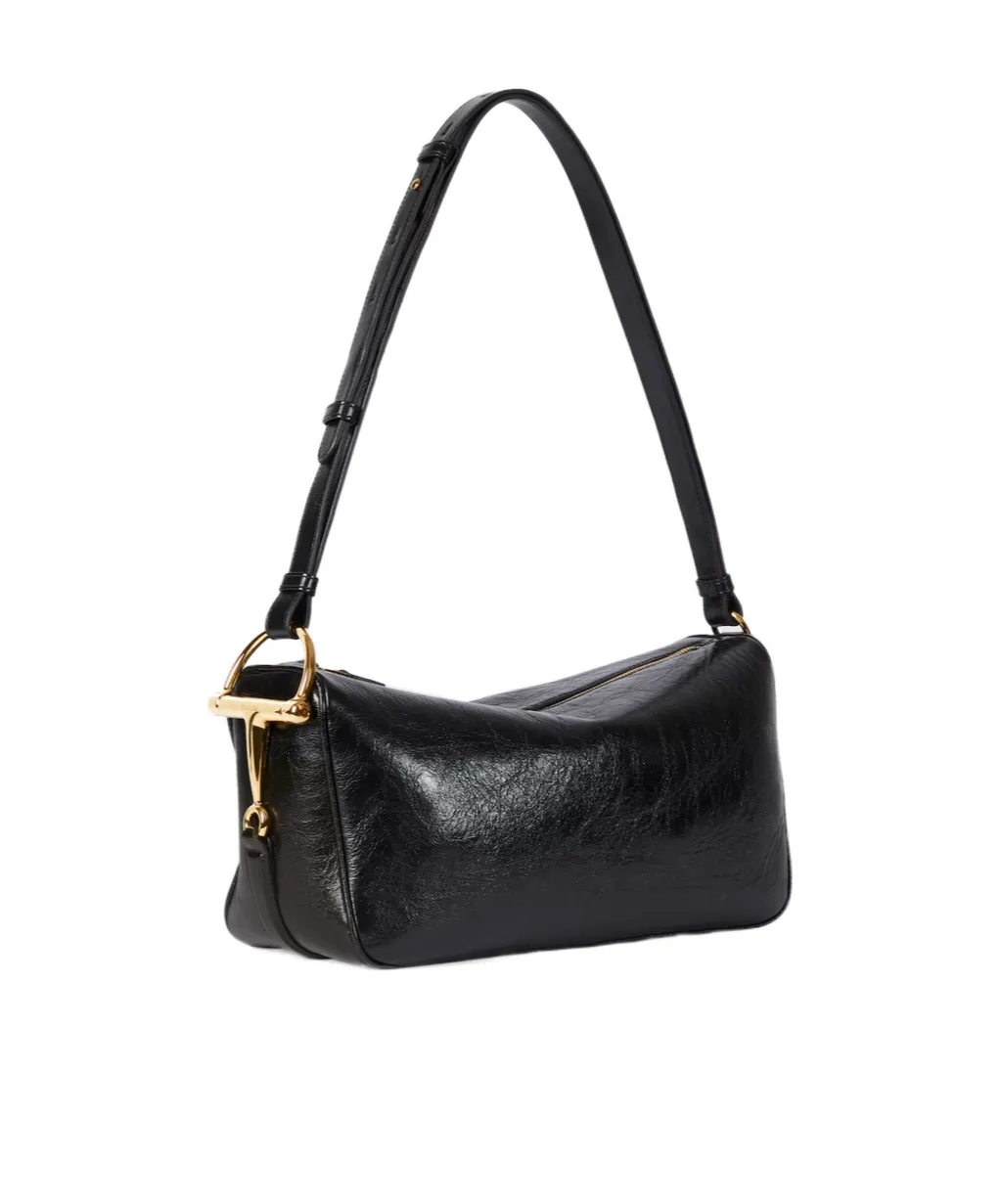 Half Horsebit Medium Shoulder Bag