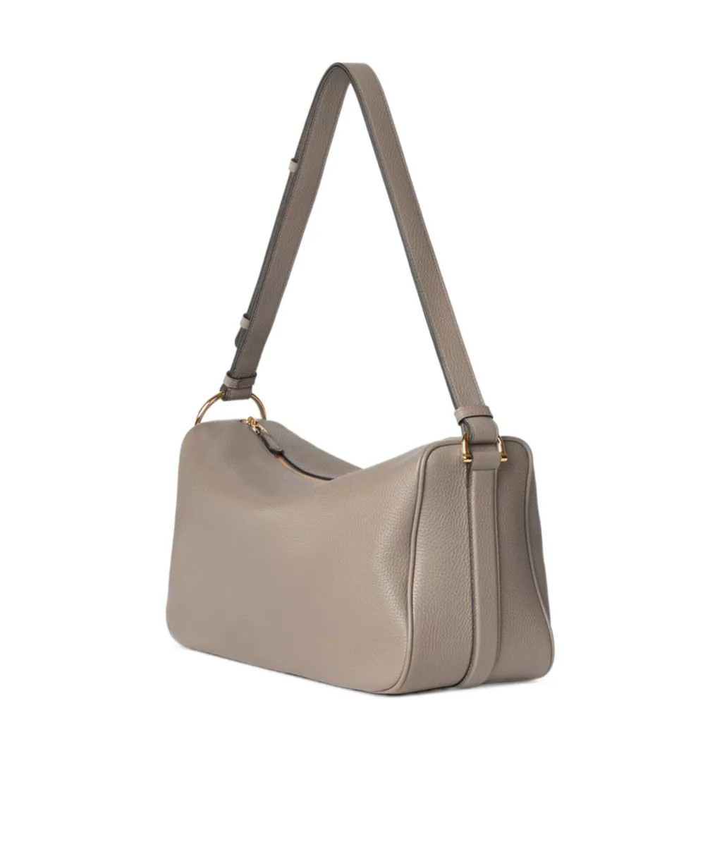 Half Horsebit Large Shoulder Bag
