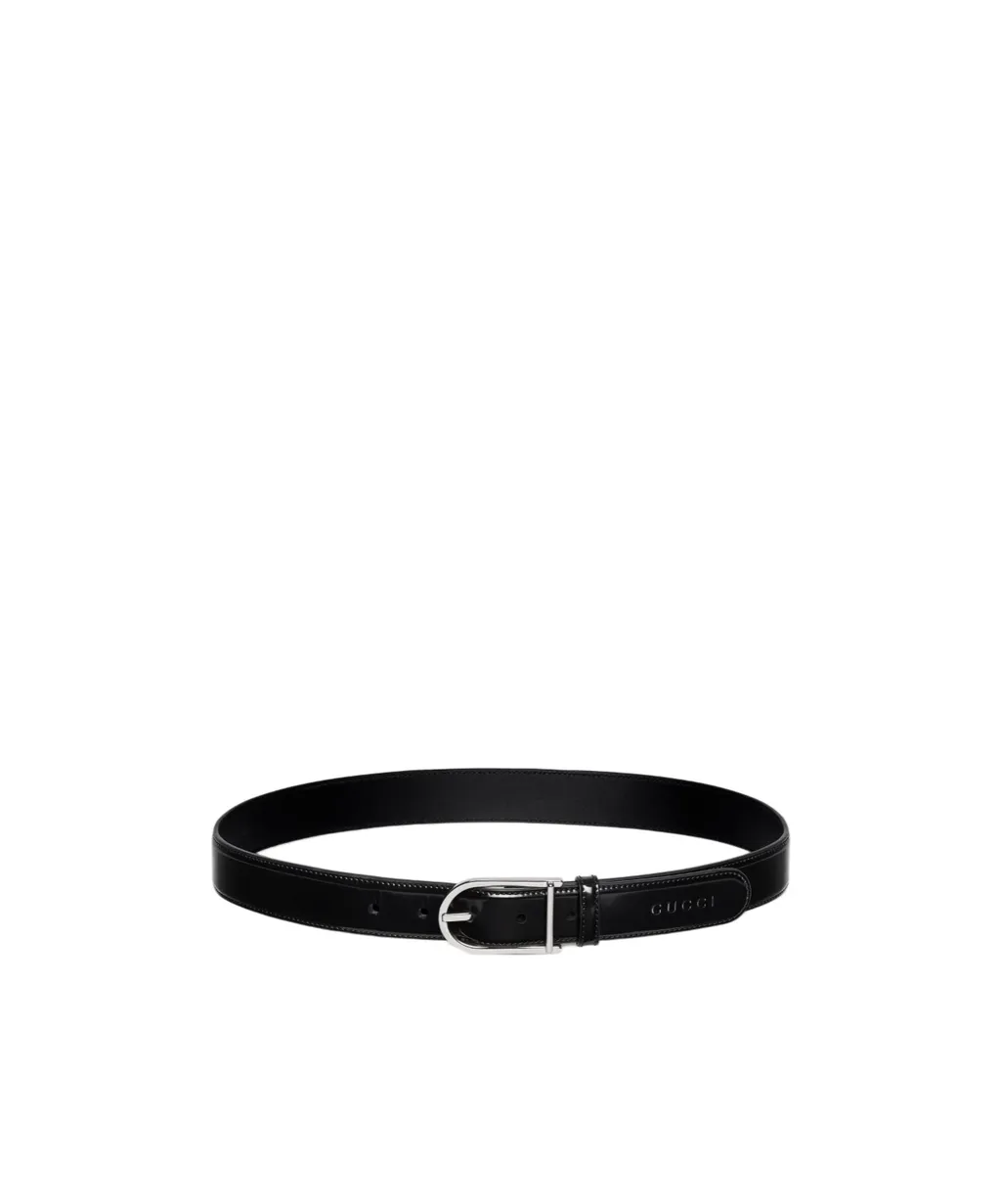 Belt With Rounded Buckle