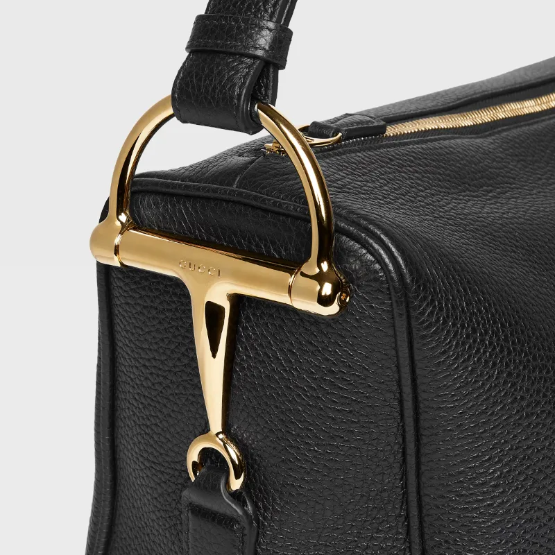 Half Horsebit Large Shoulder Bag