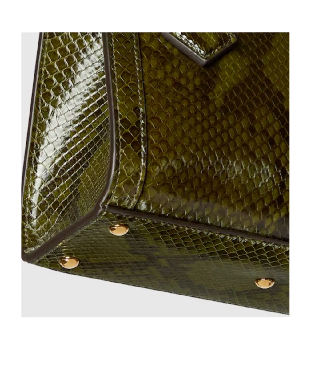 Diana Python Small Tote Bag