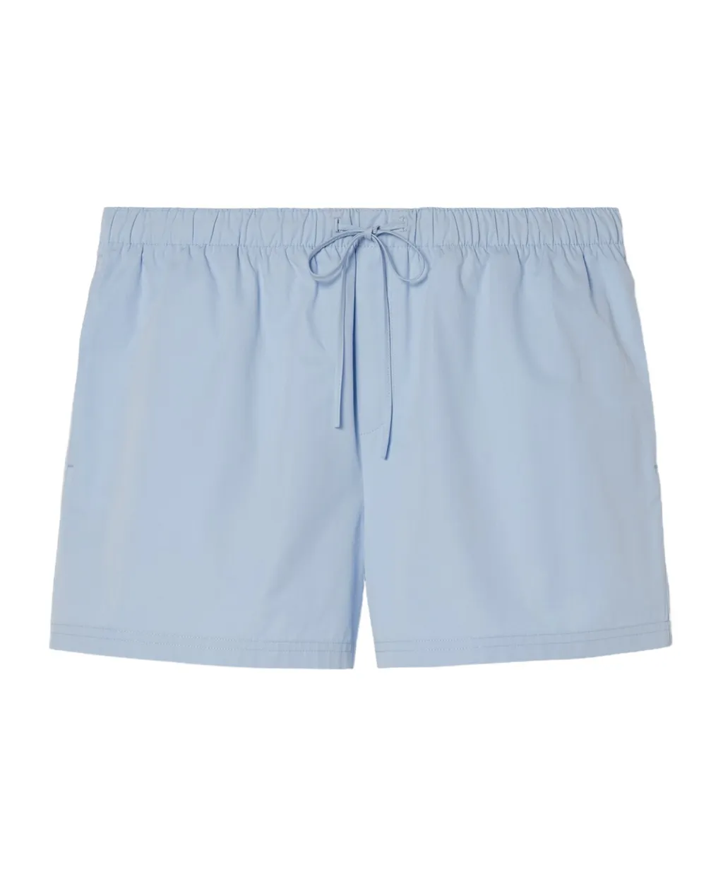 Drawstring Poplin Shorts