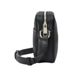 Mini Logo-Appliqué Leather Shoulder Bag