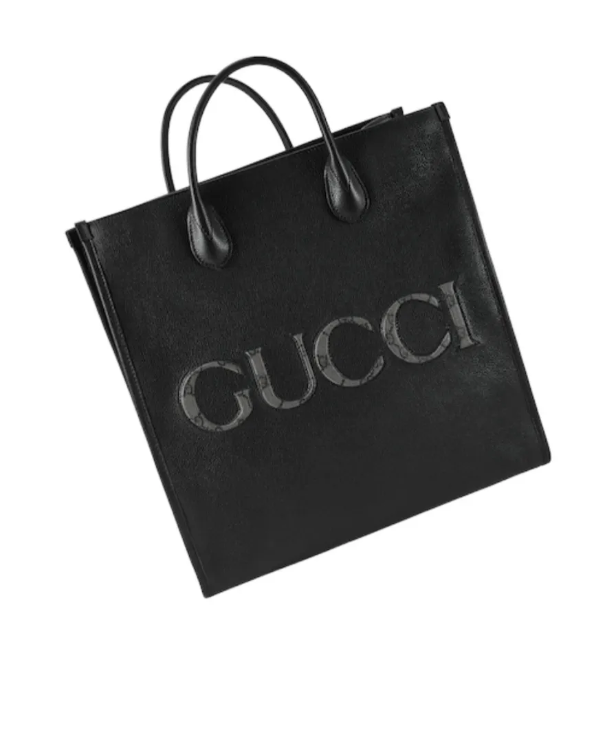 Gg Embossed Medium Tote Bag