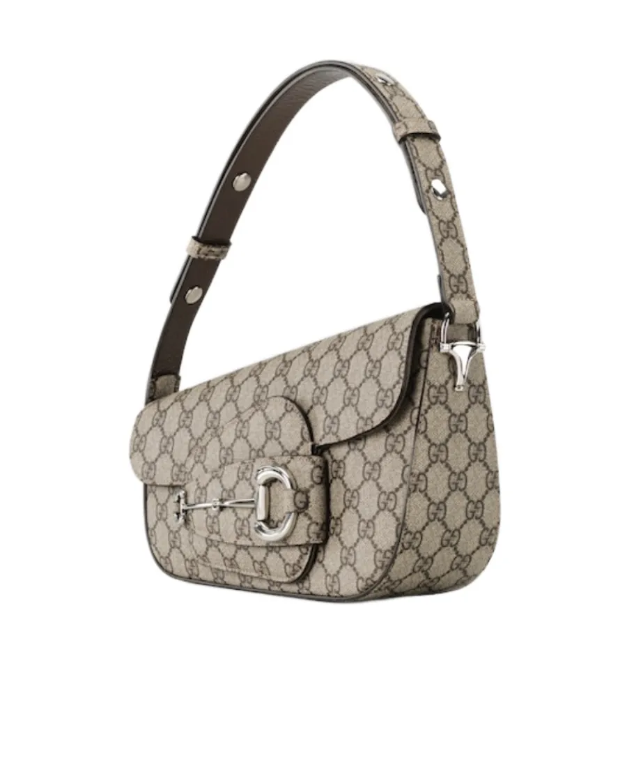 Horsebit 1955 Monogrammed Small Shoulder Bag