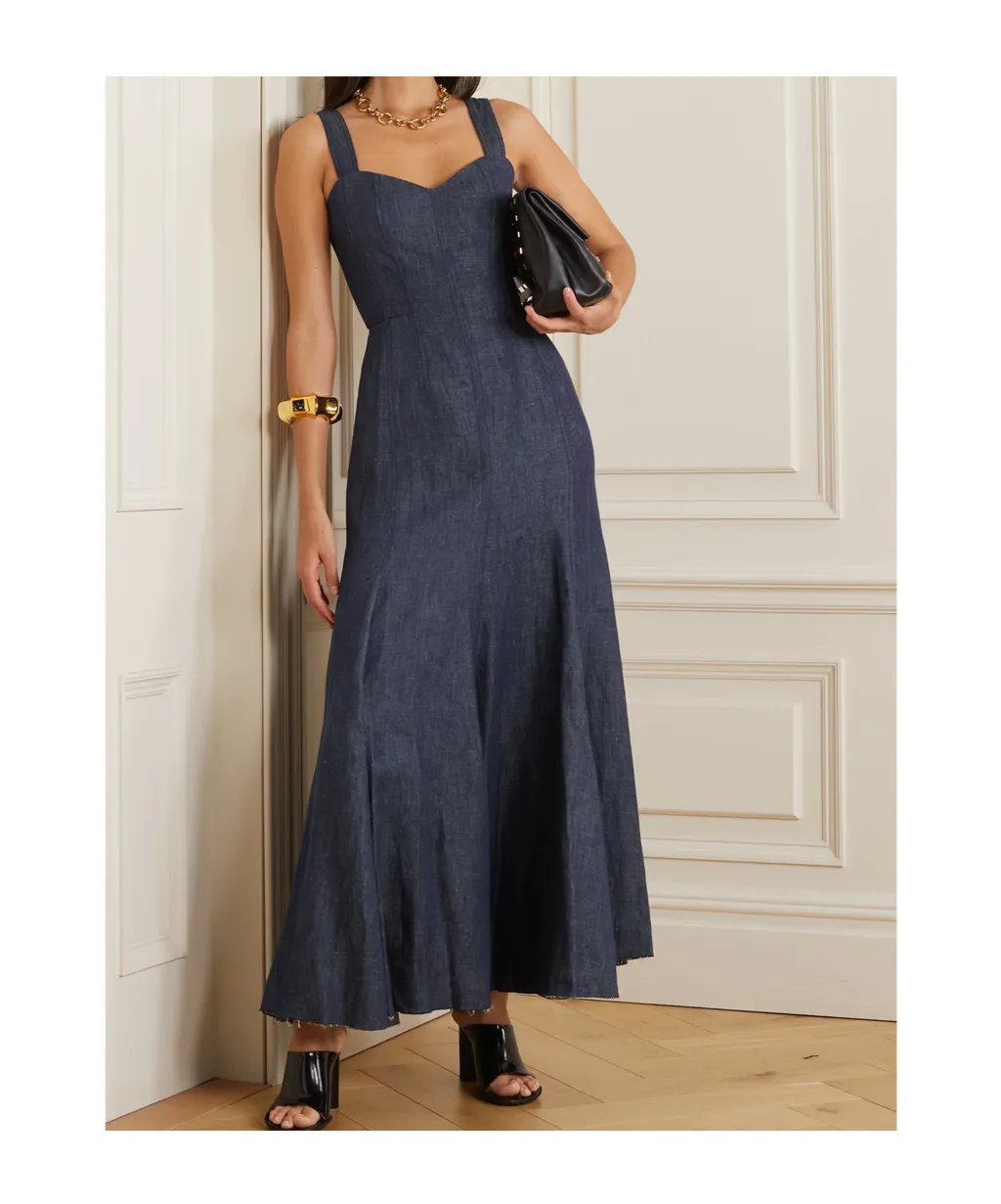 Denim Maxi Dress