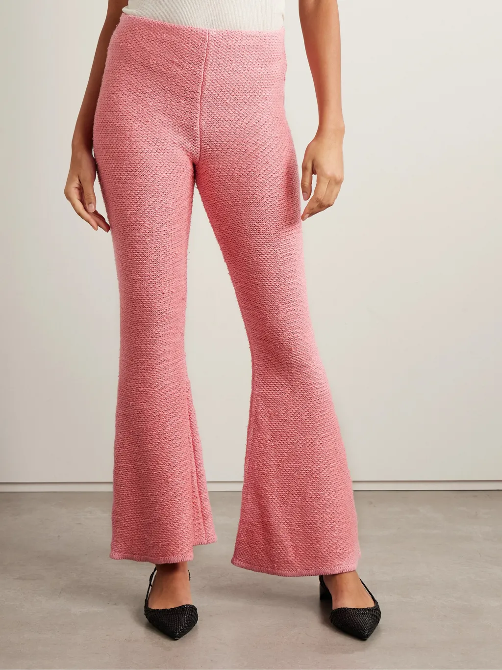 Knitted Flared Pants
