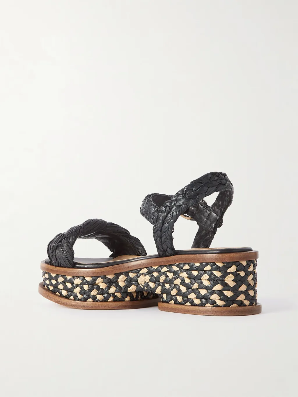 Round-Toe Platform Sandals