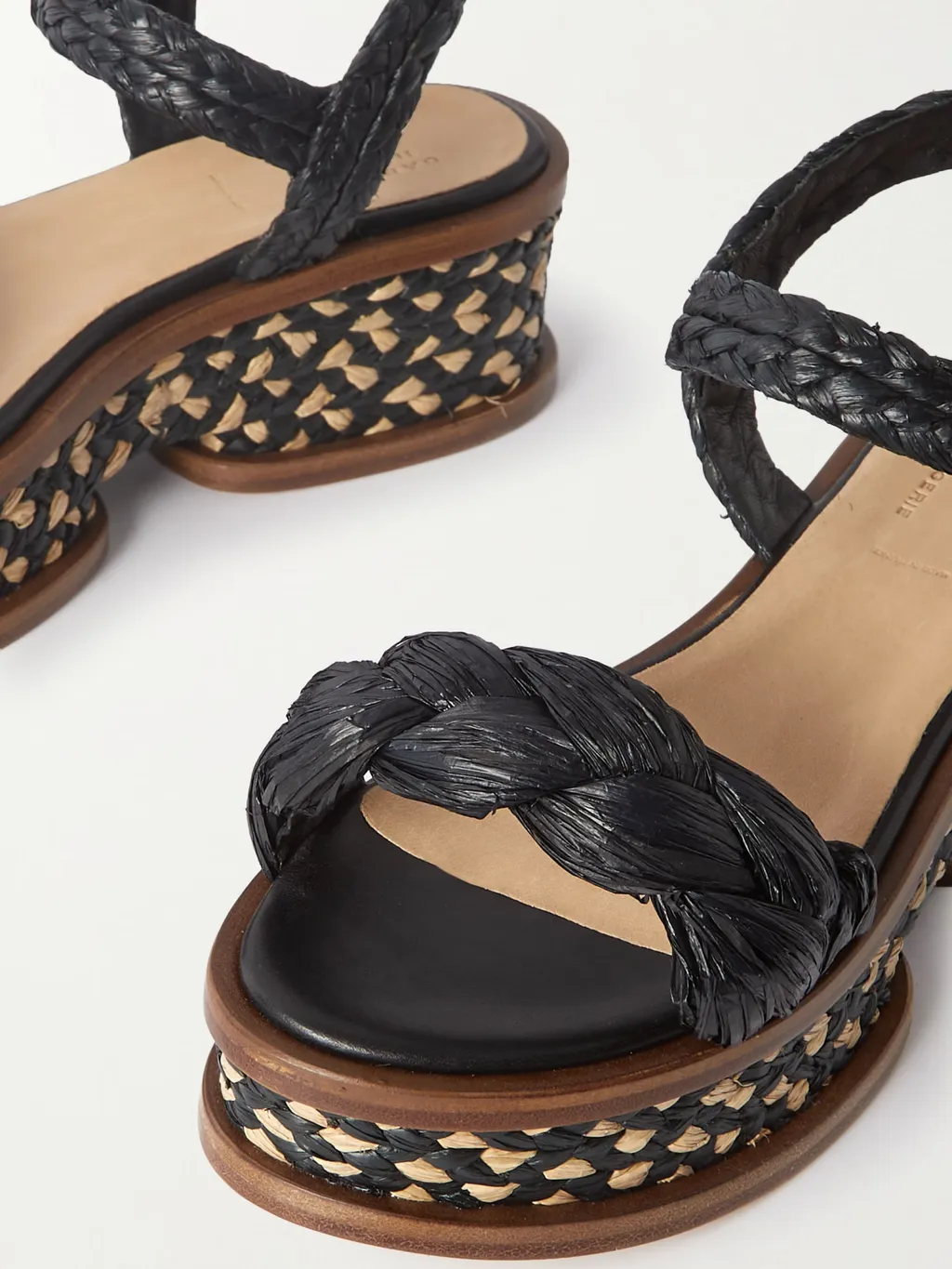 Round-Toe Platform Sandals