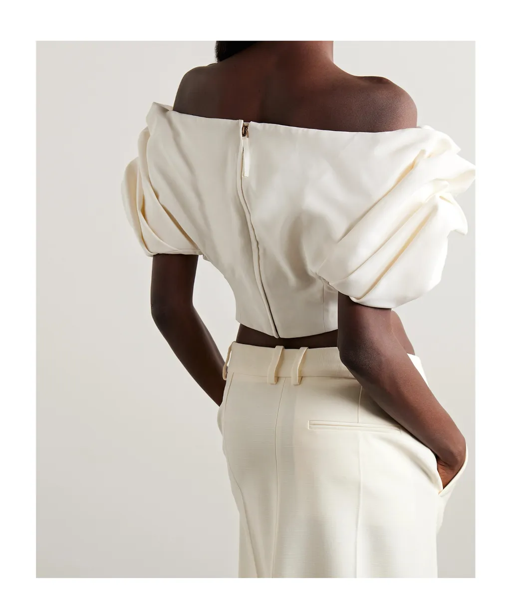 Off-Shoulder Crop Top