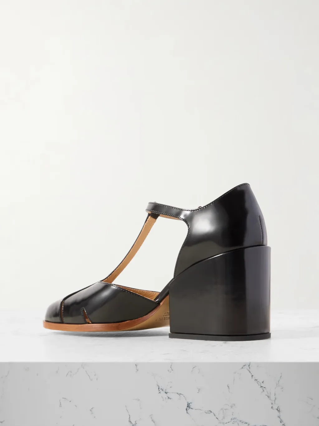 Chunky High Heel Pumps