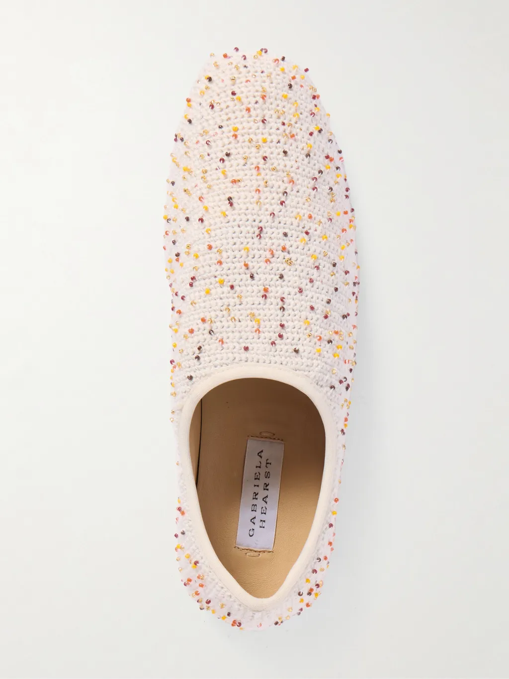 Callie Beaded Crochet Ballet Flats