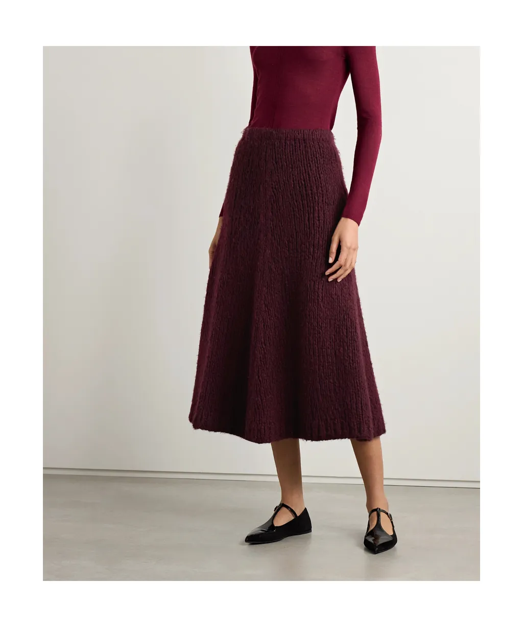 High Waist Midi Skirt