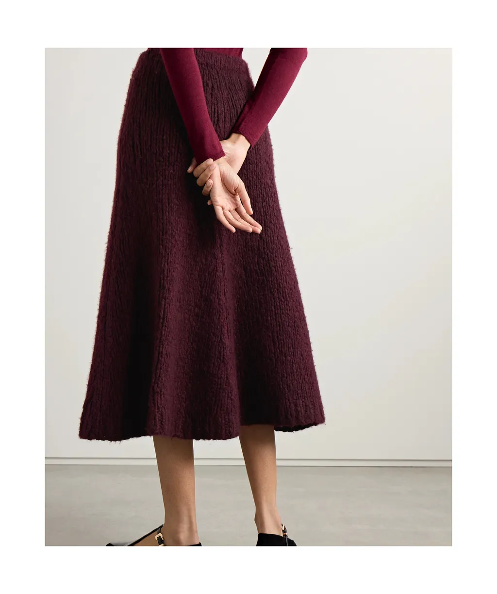 High Waist Midi Skirt