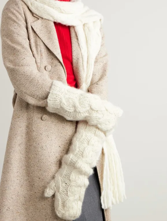 Ribbed Knit Gloves