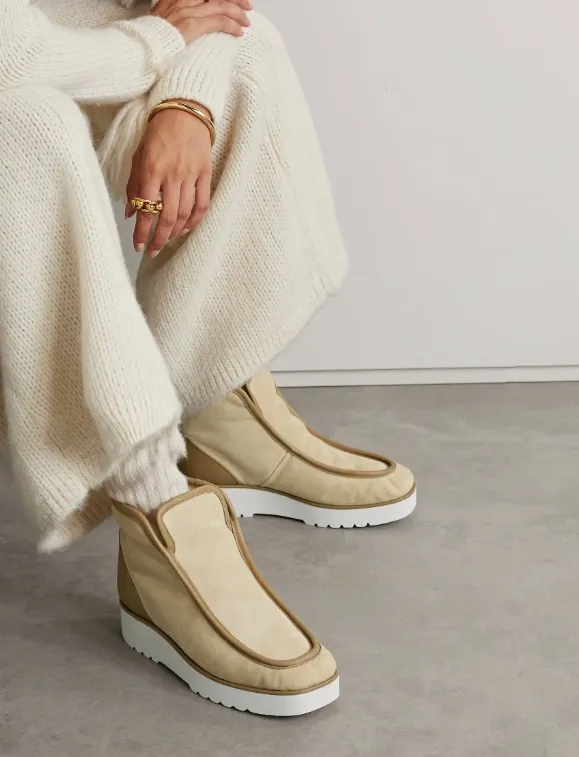 Square Toe Ankle Boots