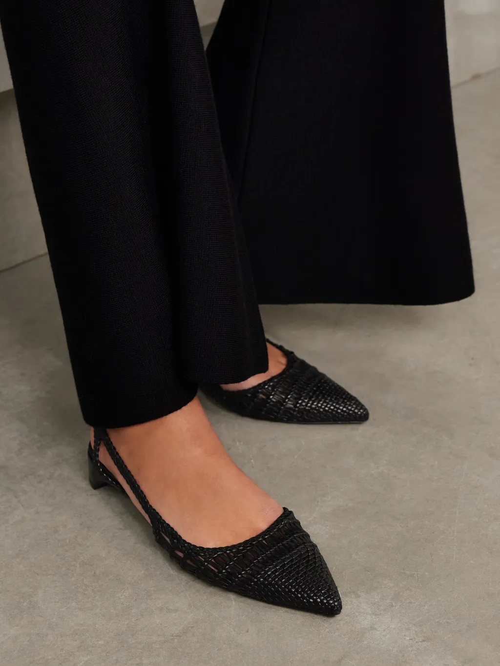 Pointed-Toe Slingbacks