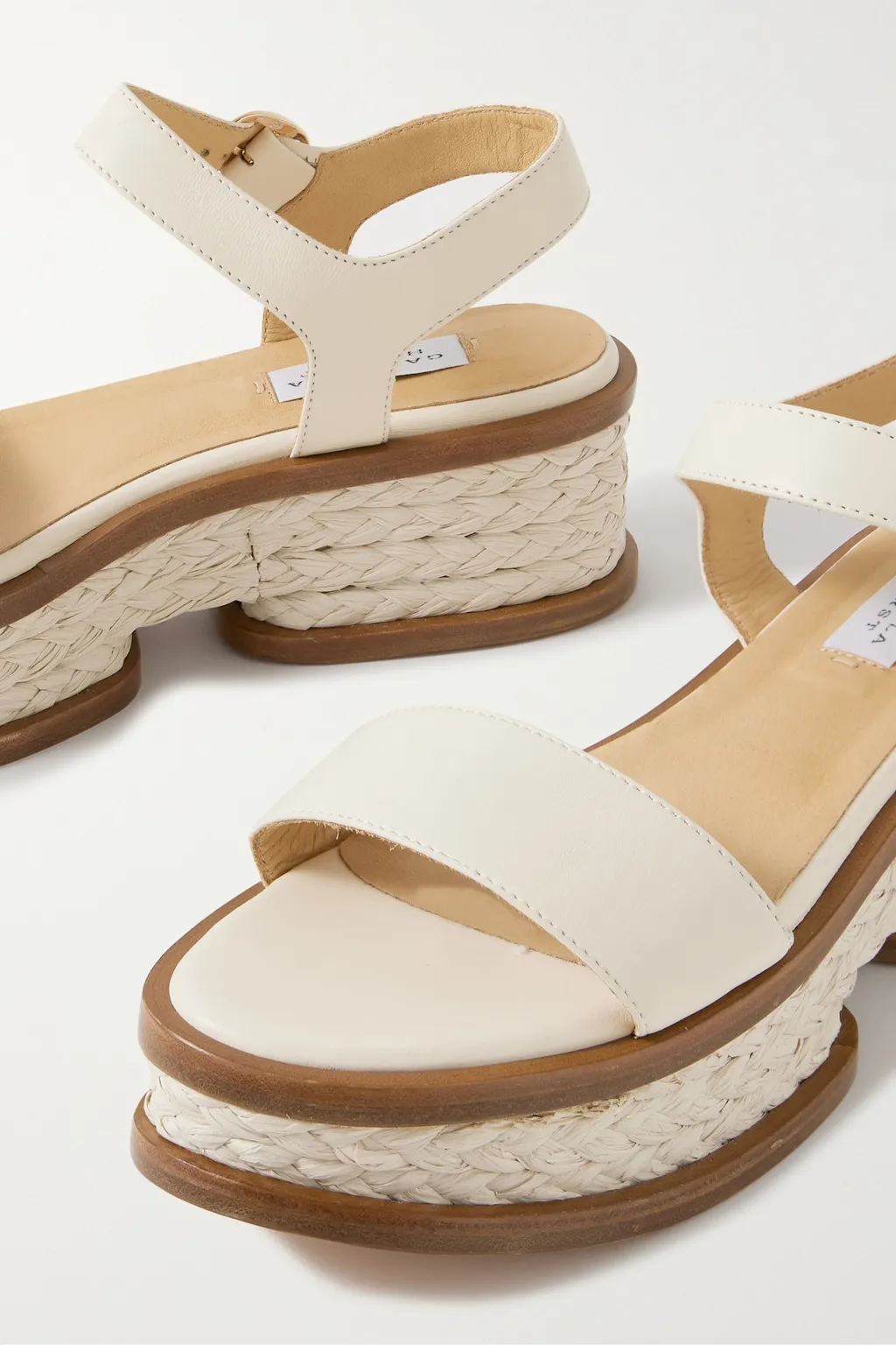 Round-Toe Platform Sandals