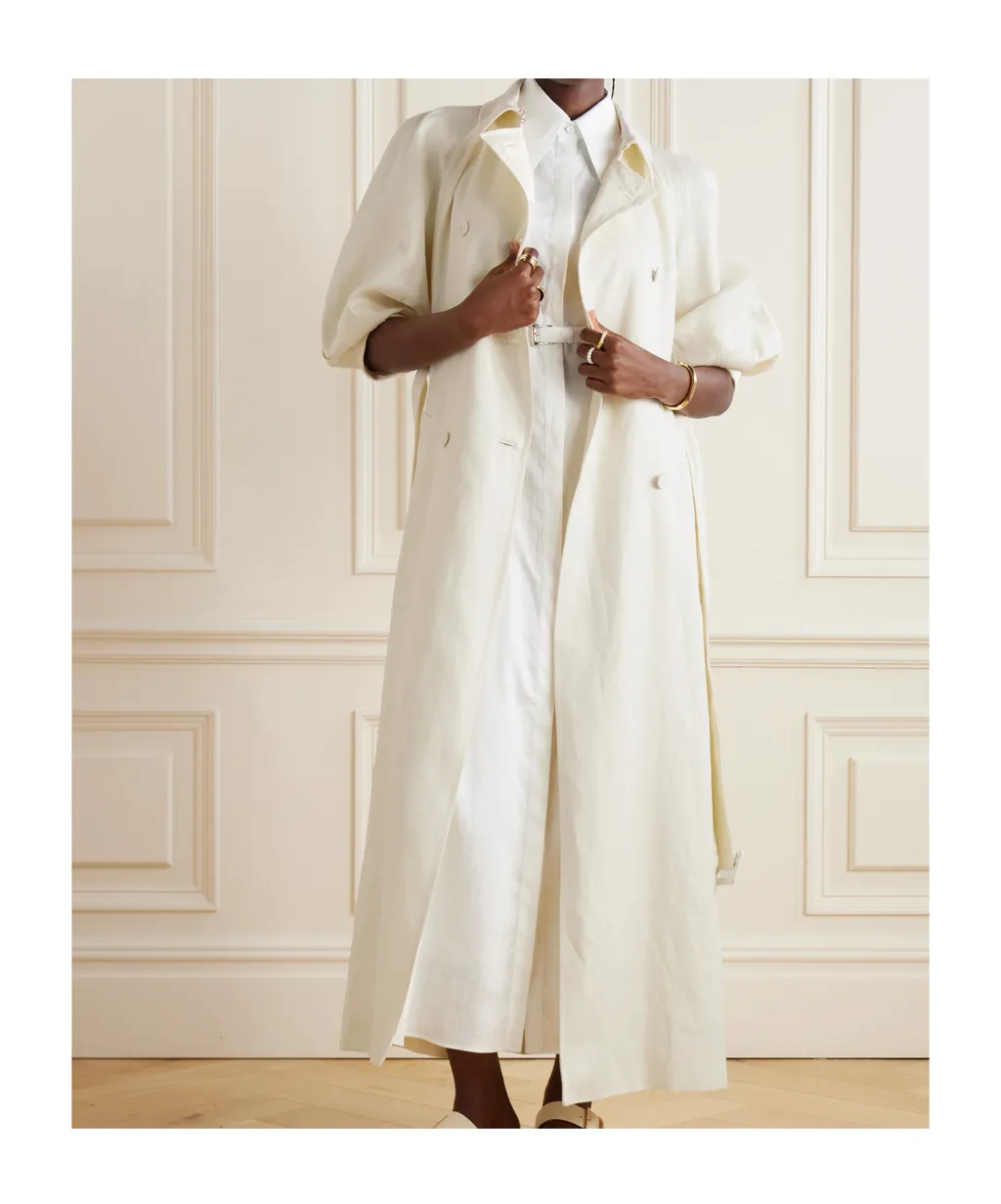 Double-Breasted Trench Coat