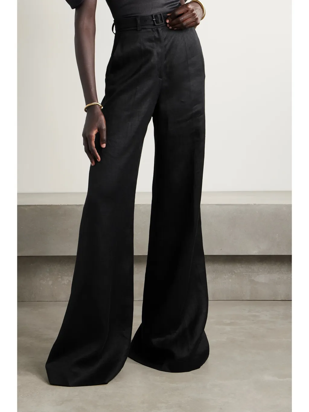 Casual Pants With Belt Loops