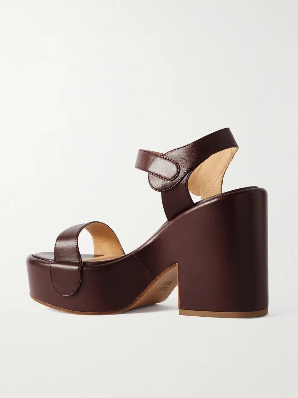 Round-Toe High-Heeled Sandals