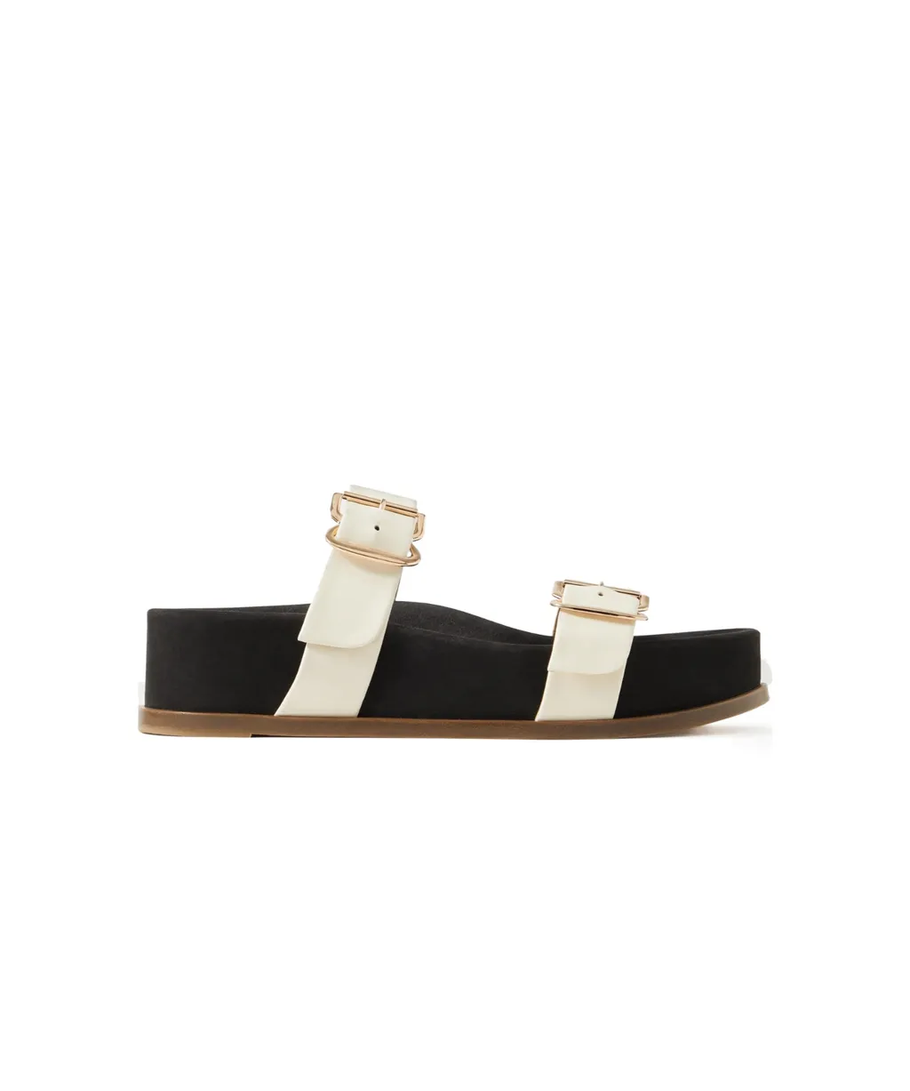 Round-Toe Platform Sandals