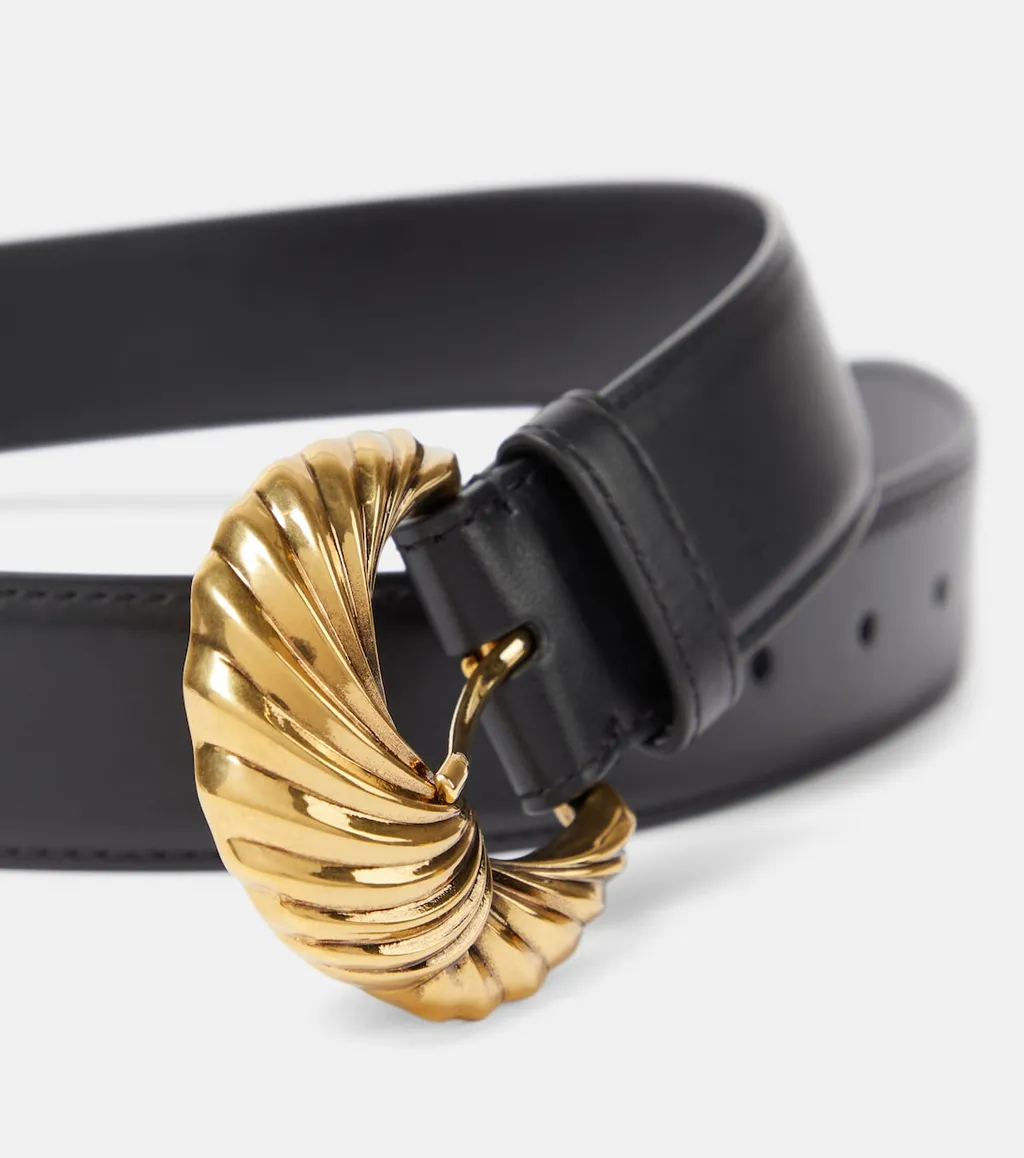 Paisley Leather Belt