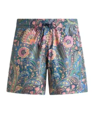 Floral Paisley Swim Shorts