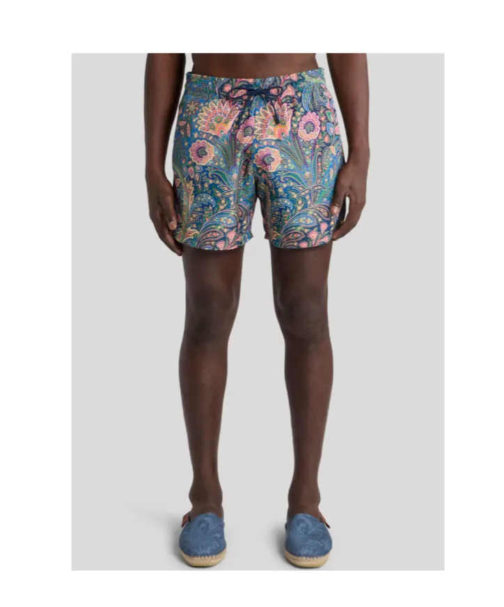 Floral Paisley Swim Shorts