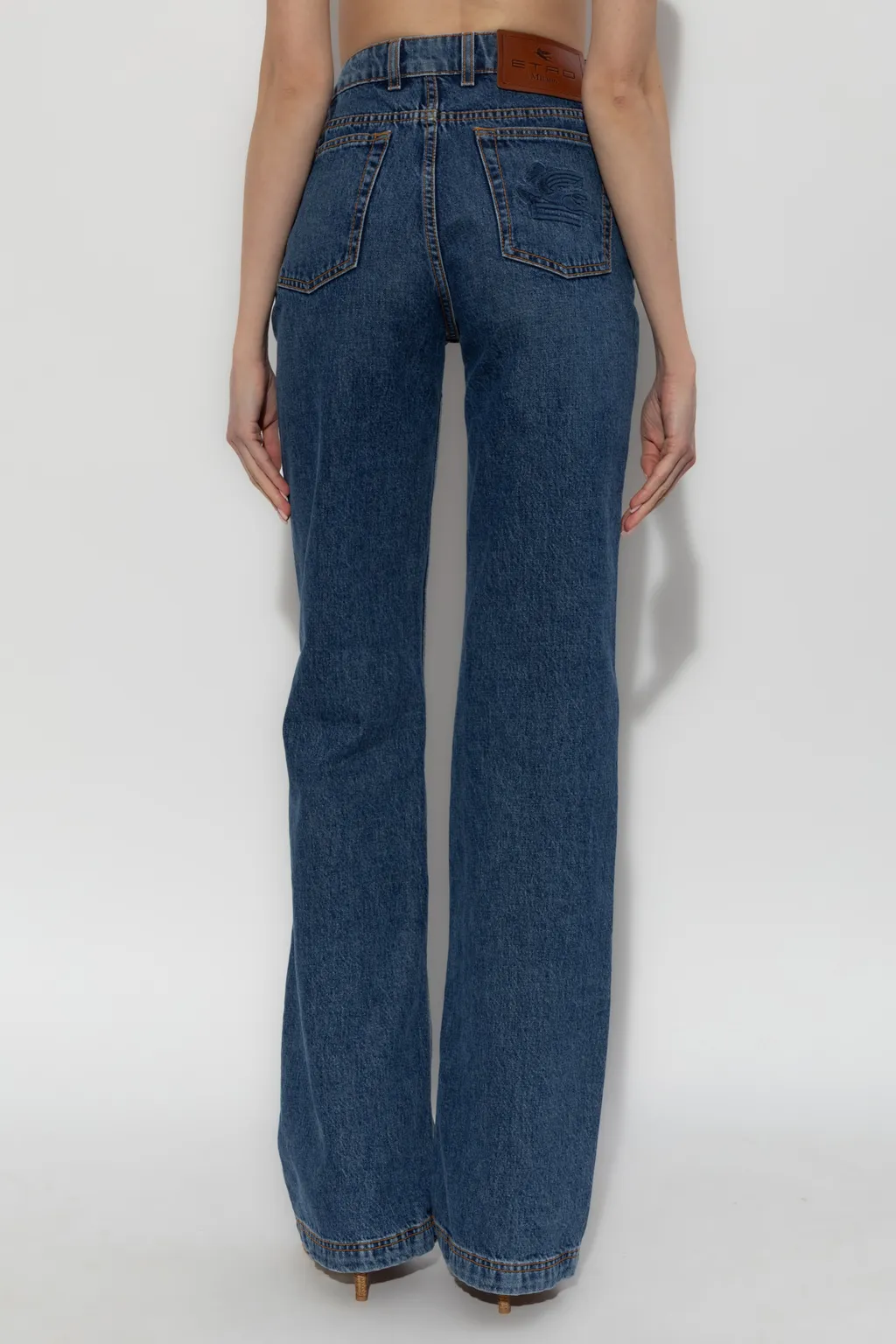Pegaso Embroidered Flared Jeans