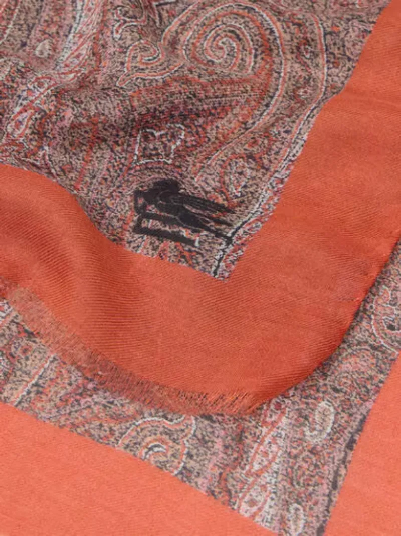 Floral Paisley Motif Scarf