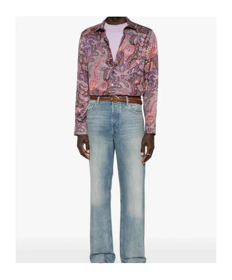 Paisley-Print Shirt