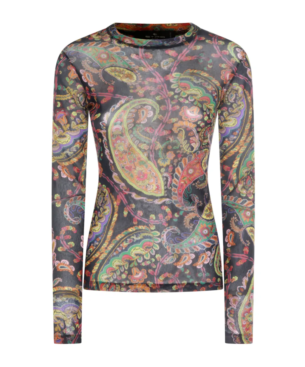 Paisley Printed Top