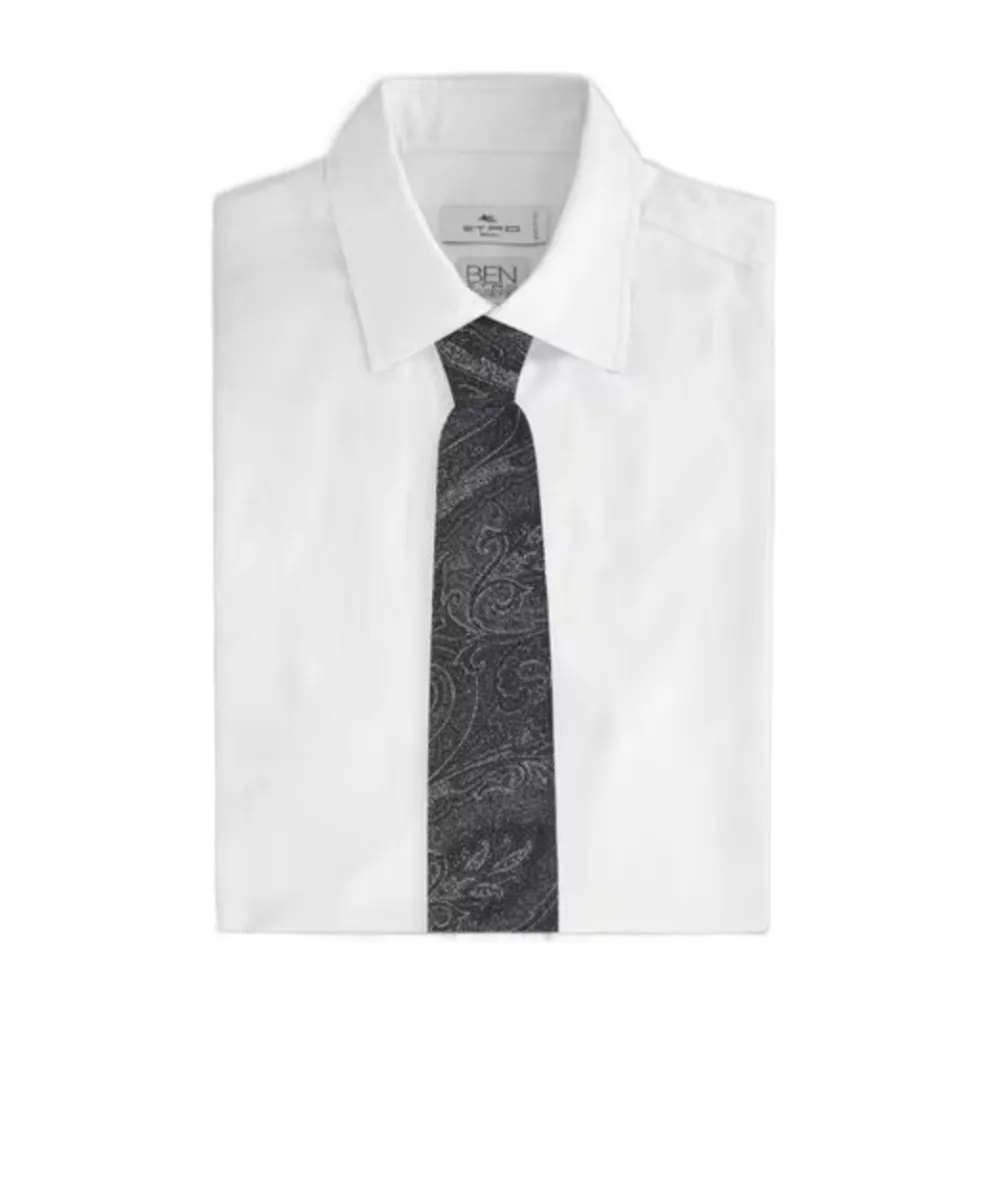 Arnica-Motif Jacquard Tie
