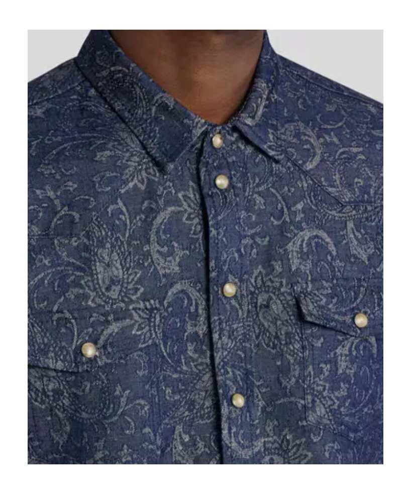 Button-Up Denim Shirt