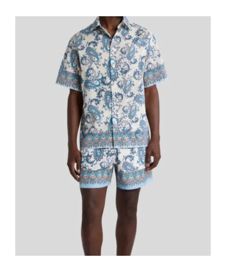 Paisley Printed Roma Swim Trunks