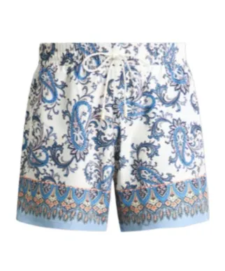 Paisley Printed Roma Swim Trunks