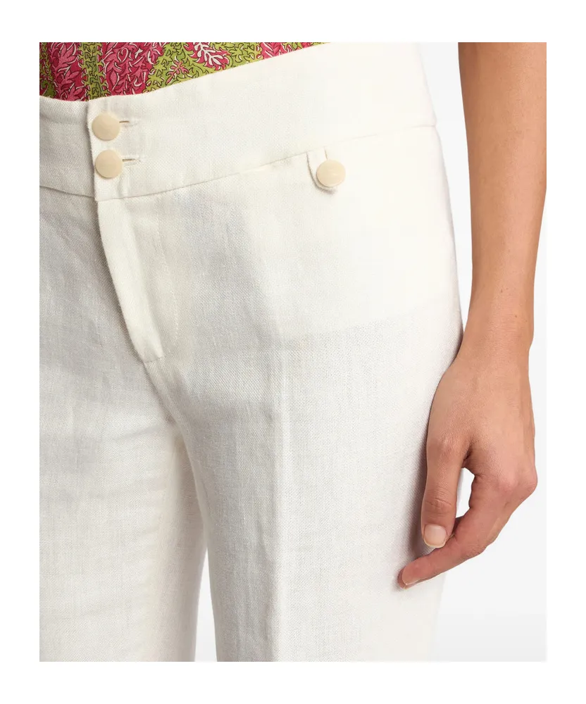 Straight-Leg Casual Pants