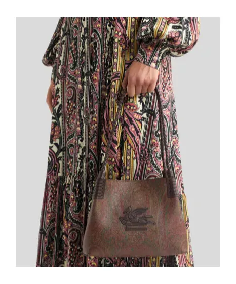 Arnica Libra Paisley Top Handle Tote Bag