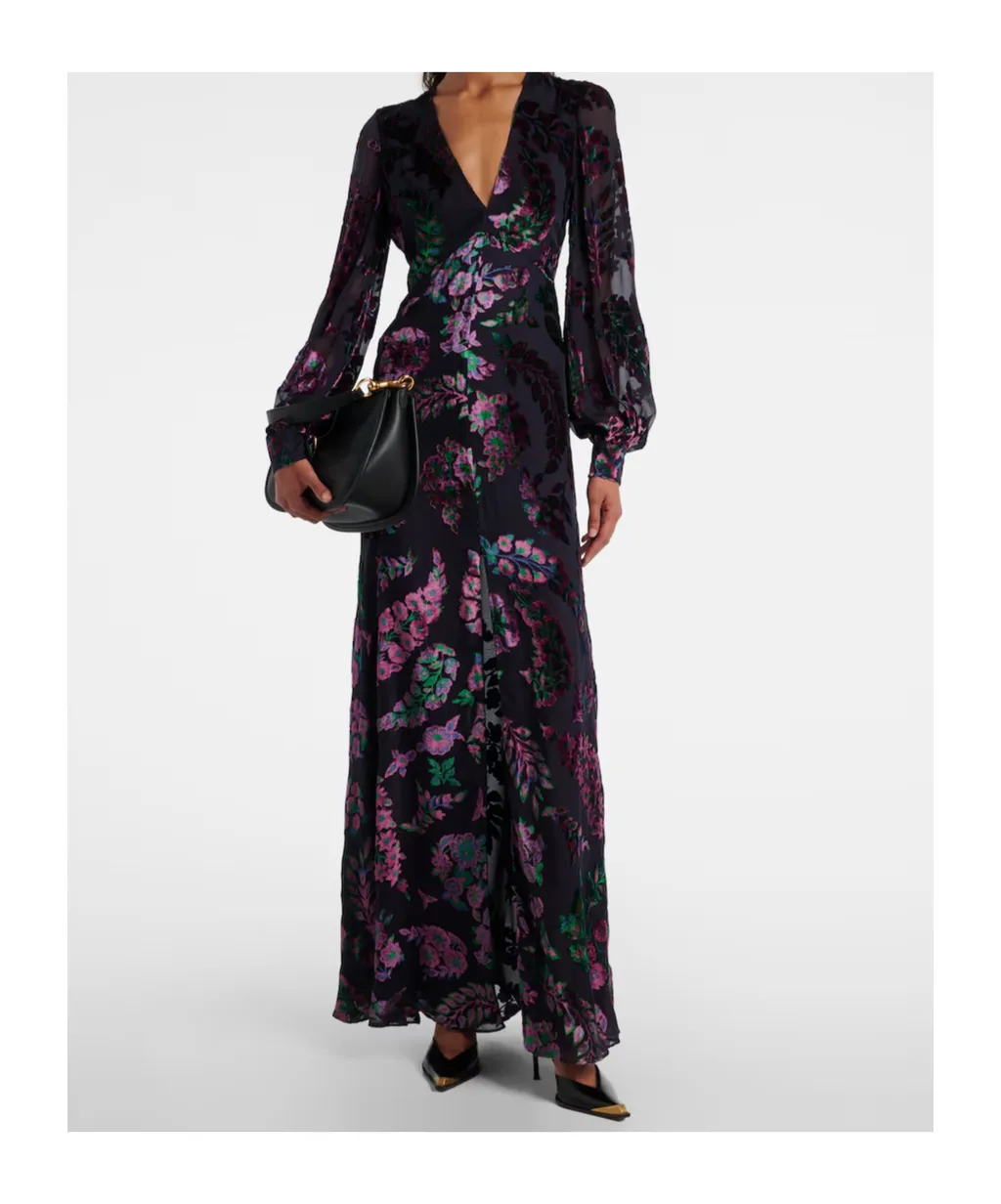 Embroidered Tulle Dress