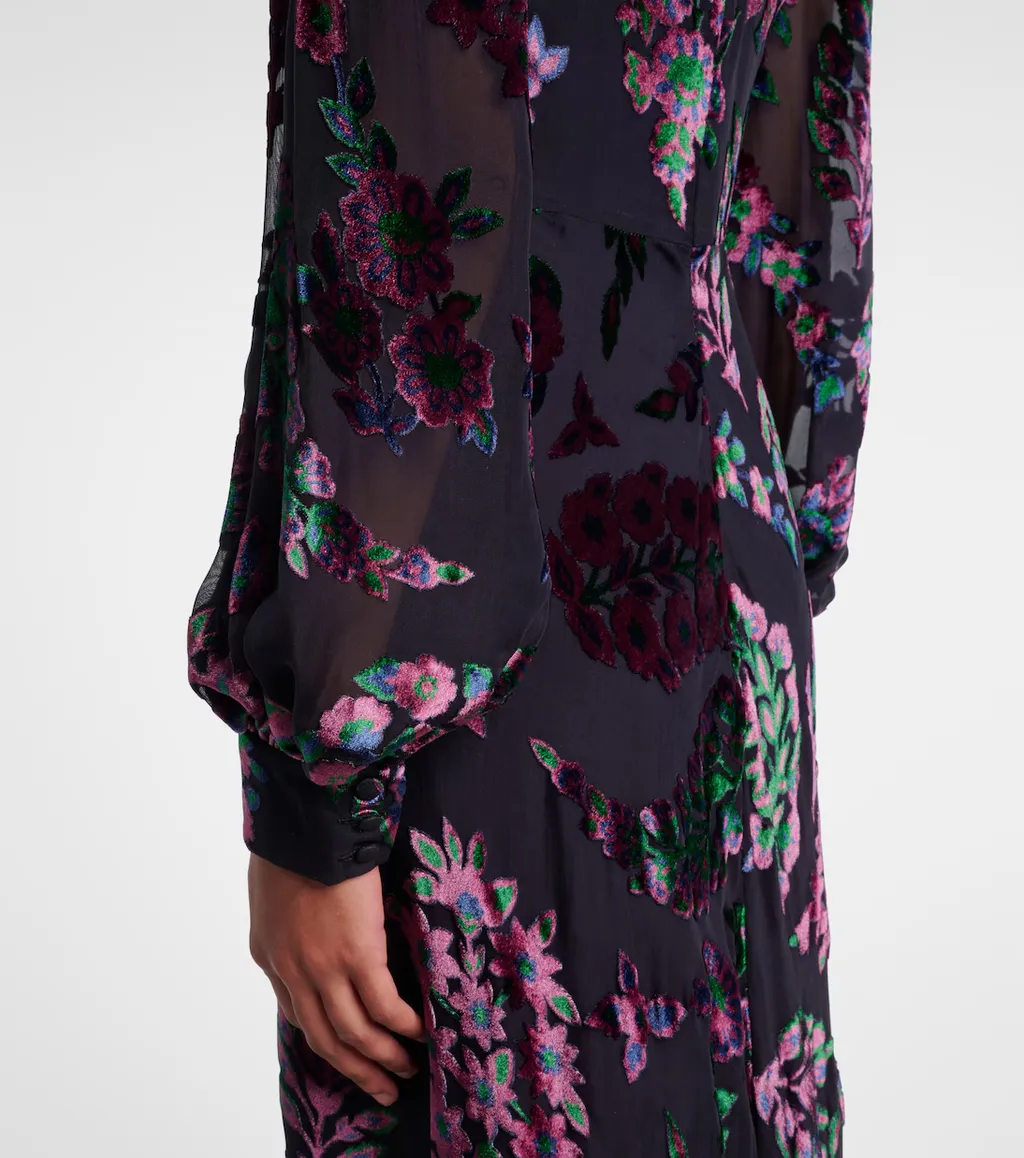 Embroidered Tulle Dress