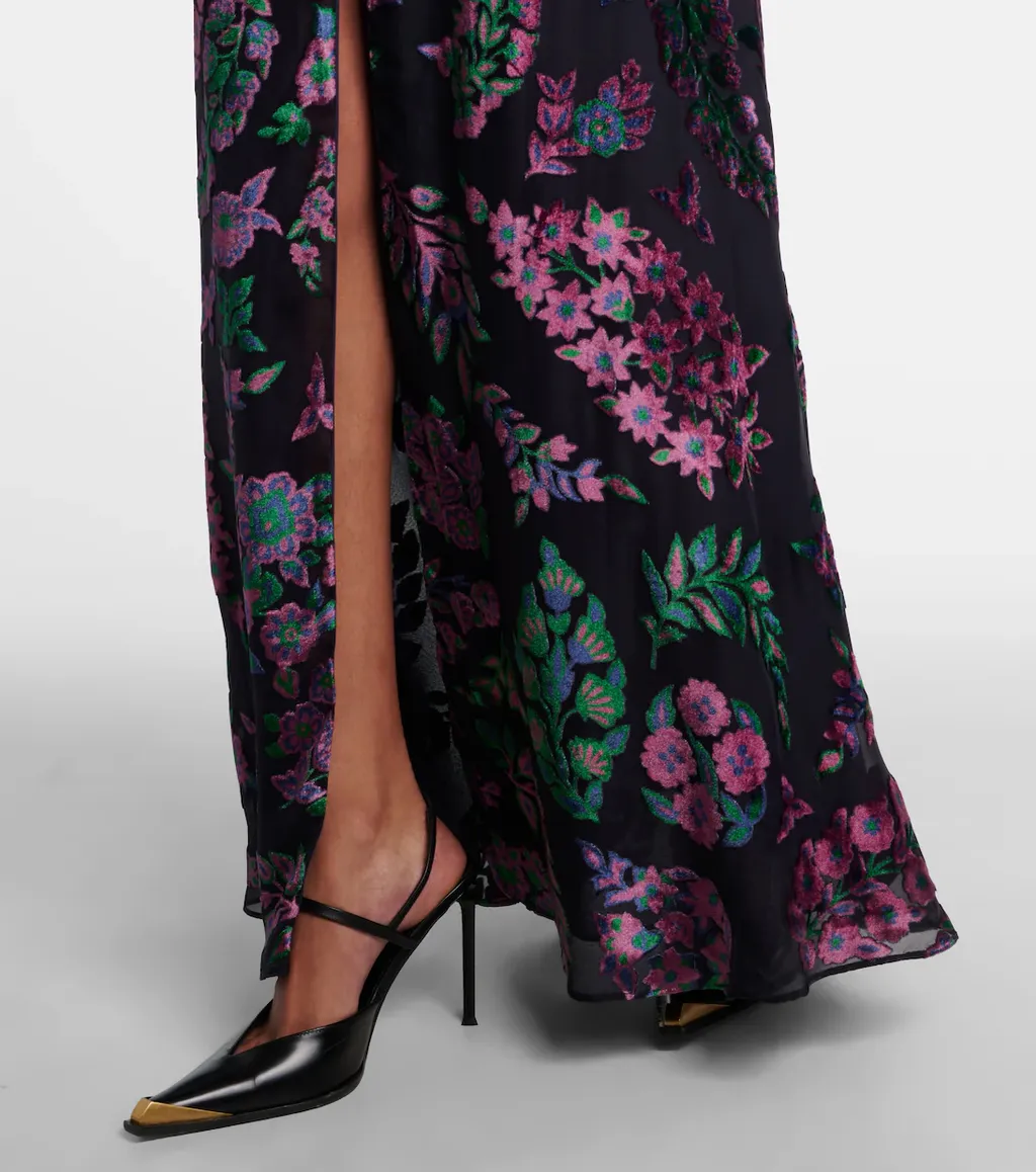 Embroidered Tulle Dress