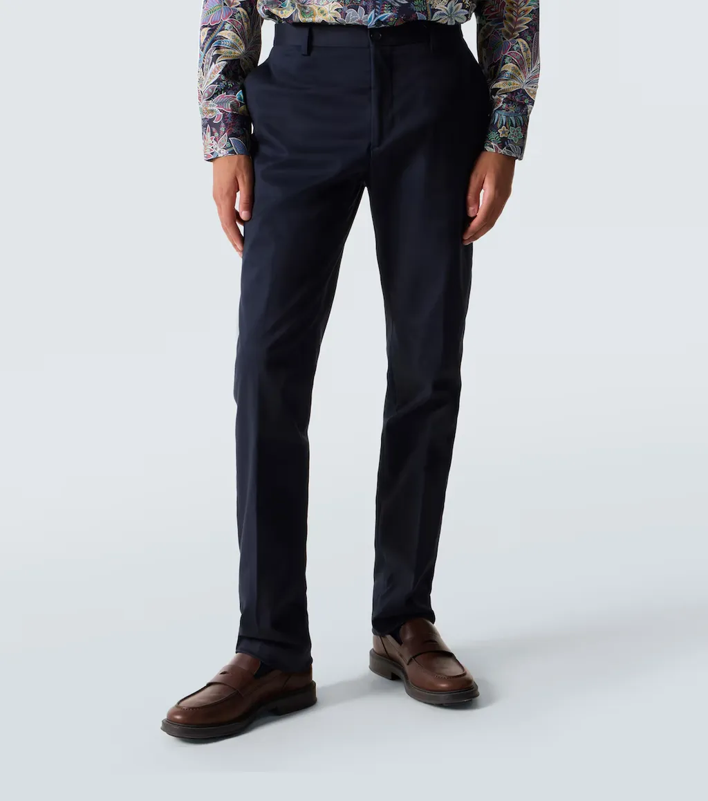 Casual Pants With Belt Loops