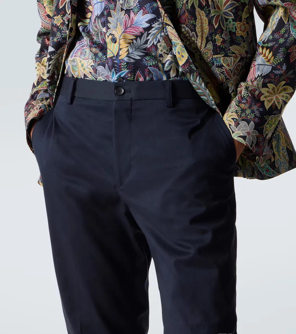 Casual Pants With Belt Loops