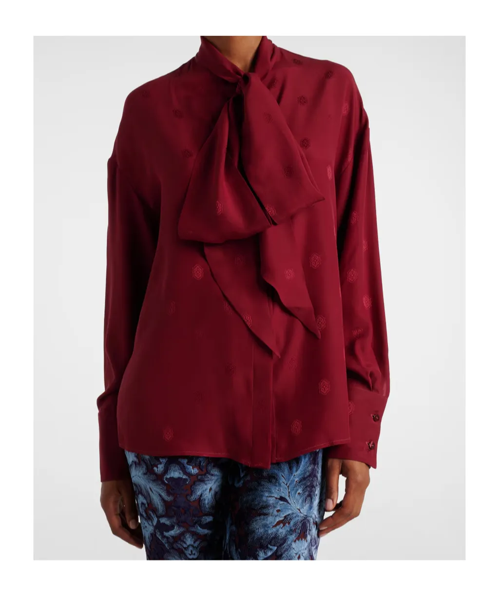 Jacquard Long-Sleeved Shirt